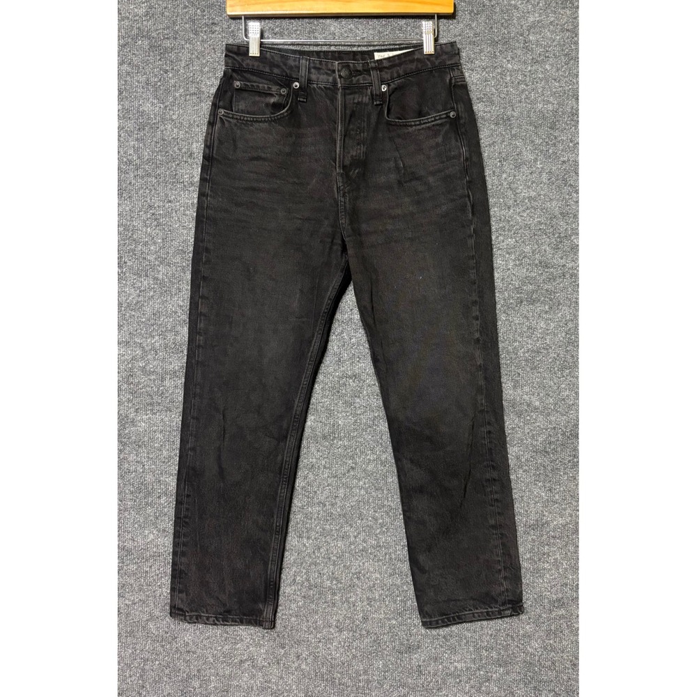 Rag & Bone Maya High-Rise Ankle Slim‎ Jeans Women's 26 Highland Black